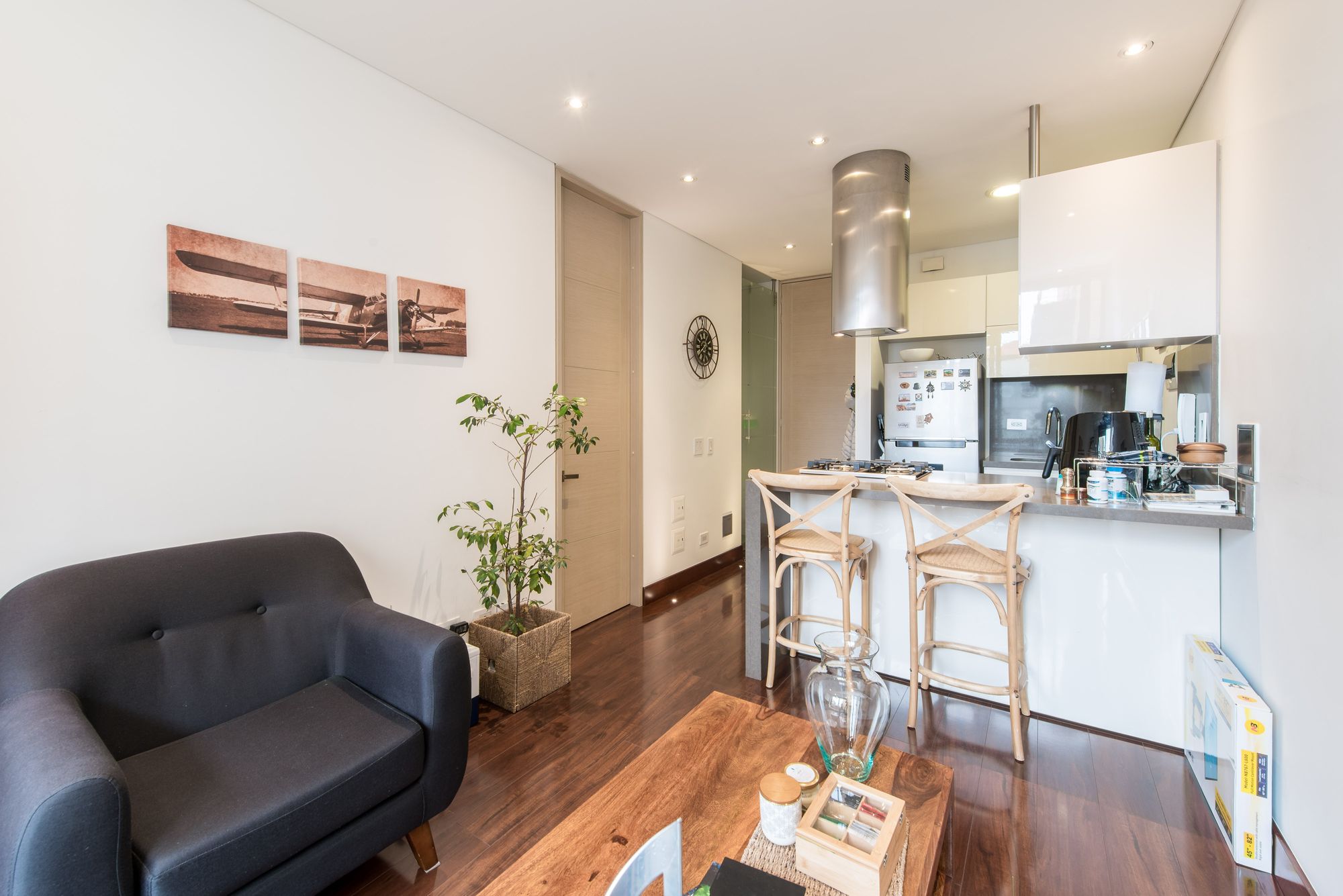 Apartamento en arriendo en El Chicó, Bogotá - 1 Habitaciones, 38m2