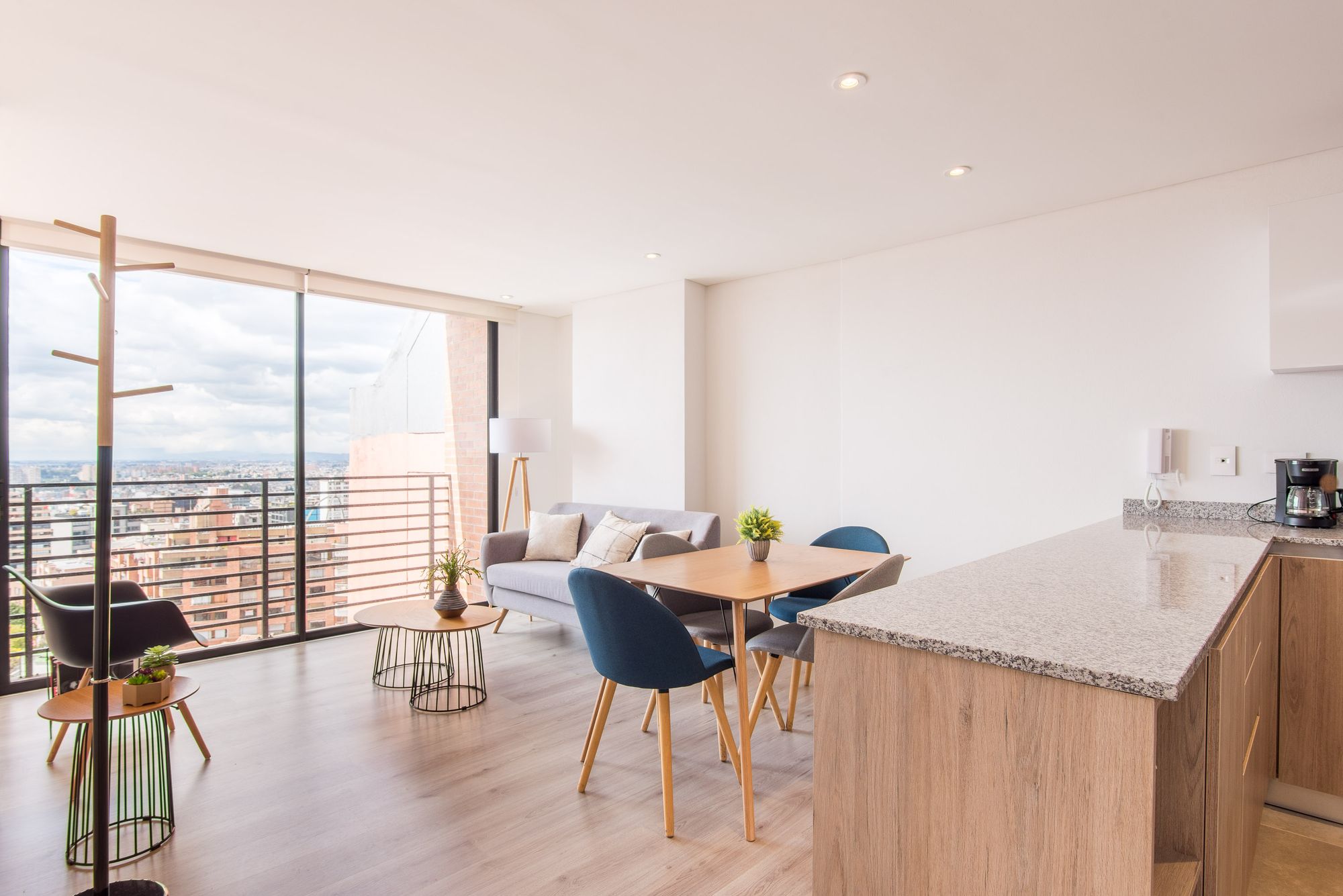 Apartamento en arriendo en Chapinero Alto, Bogotá 1 Habitaciones, 59m2