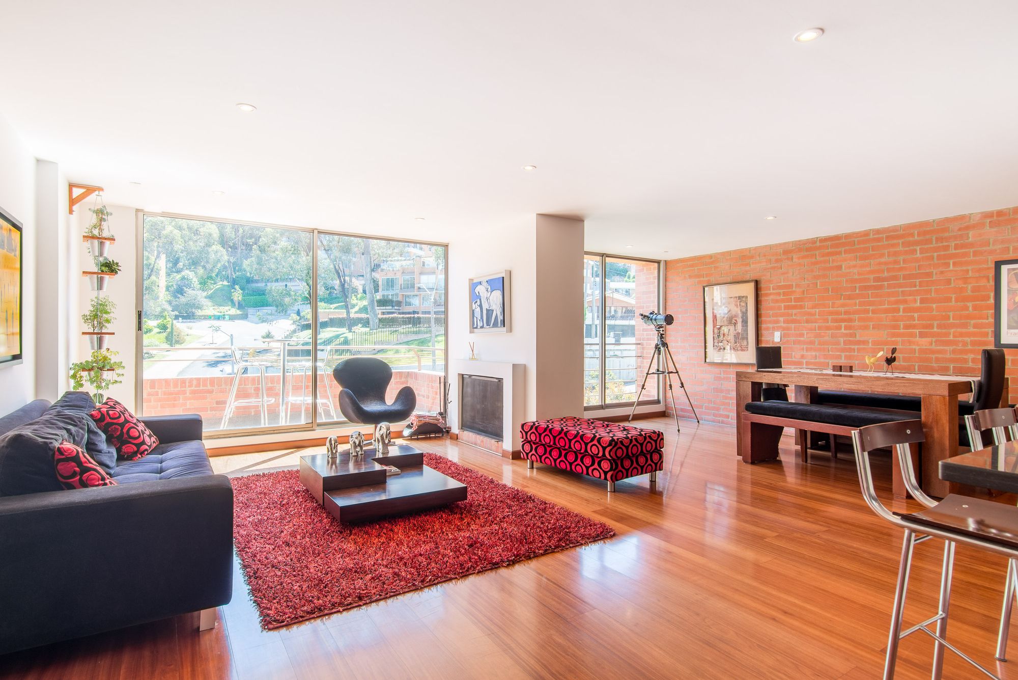 Apartamento en arriendo en Chapinero Alto, Bogotá 2 Habitaciones, 138m2